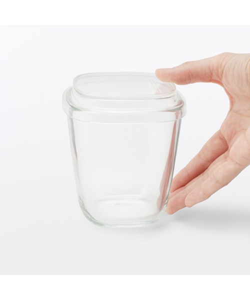 キッチン 蓋をしたままレンジで使える　耐熱ガラス容器　小鉢型／大　約４８０ｍＬ | 無印良品 | 02