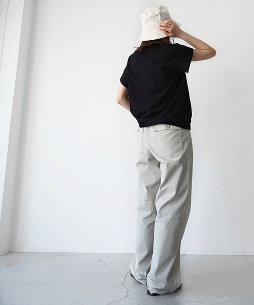 「CANAL JEAN」 「red chop works」パンツ 38 グレー レディース_画像8
