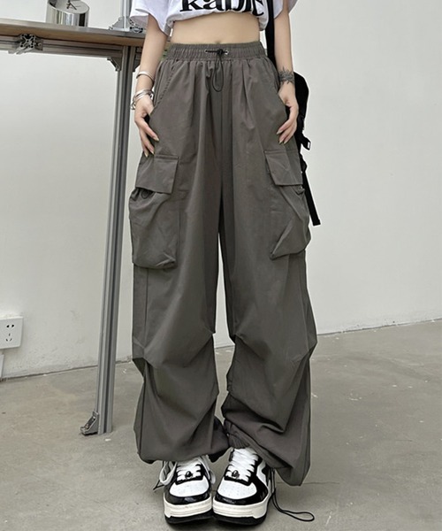 「DAY CLOSET」 カーゴパンツ M グレー レディース_画像7