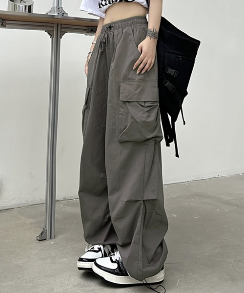 「DAY CLOSET」 カーゴパンツ M グレー レディース_画像8