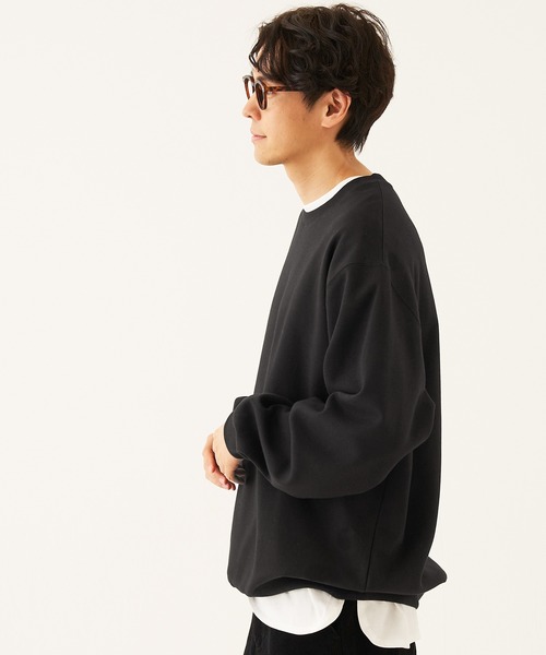 「coca（coca）」 長袖Tシャツ M グレイッシュベージュ メンズ_画像4