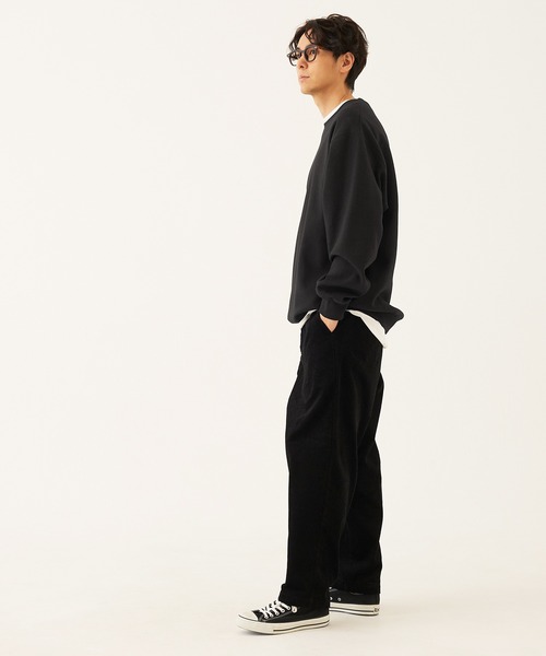 「coca（coca）」 長袖Tシャツ M グレイッシュベージュ メンズ_画像6