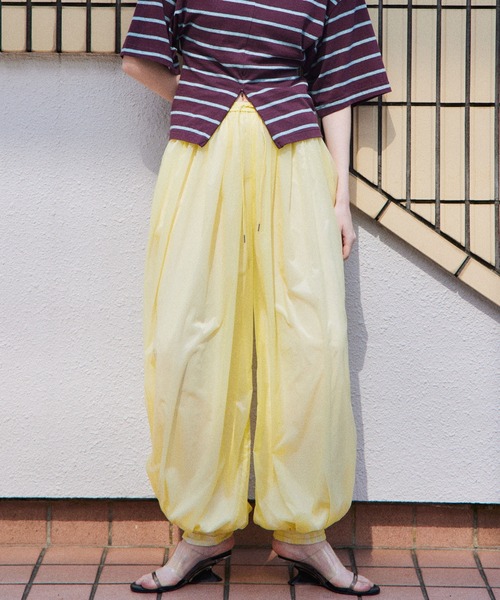 MAISON SPECIAL（メゾンスペシャル） パンツ Sheer Nylon Balloon