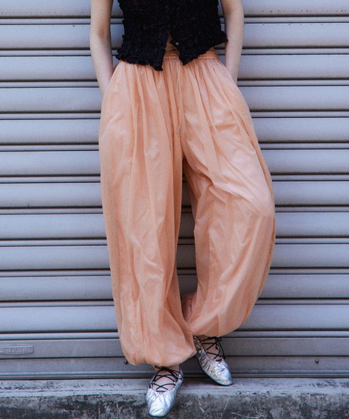 MAISON SPECIAL（メゾンスペシャル） パンツ Sheer Nylon Balloon