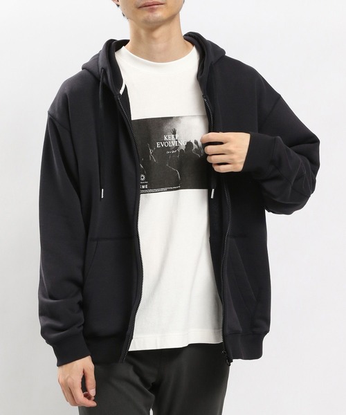 「GLOBAL WORK Smile Seed Store」 ジップアップパーカー X-LARGE グレー メンズ_画像5
