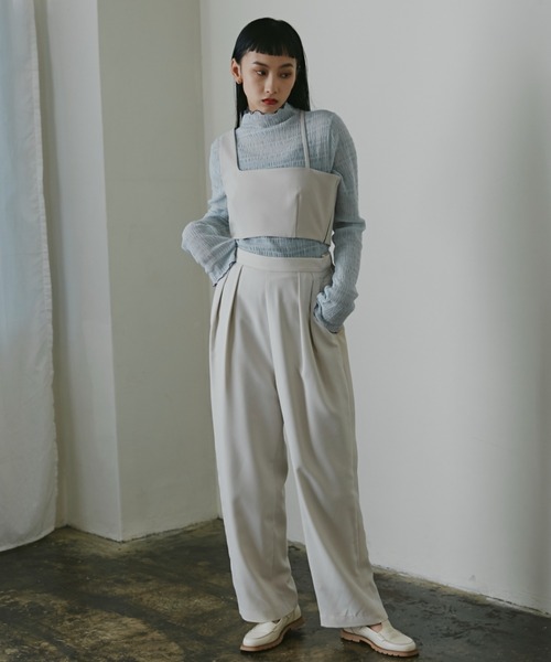 「CREOLME」 パンツ SMALL ホワイト レディース_画像5