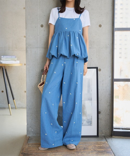 「KOBE LETTUCE」 デニムパンツ M ブラック レディース_画像5