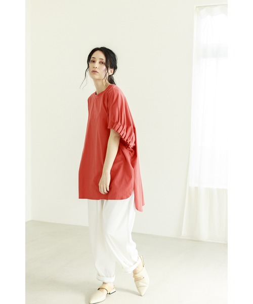 「OSMOSIS」 「loaf」イージーパンツ ONE SIZE グレー レディース_画像7