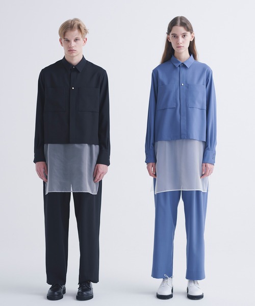 CULLNI（クルニ） 長袖シャツ 2 ブルー メンズ : ZOZOTOWN Yahoo!店