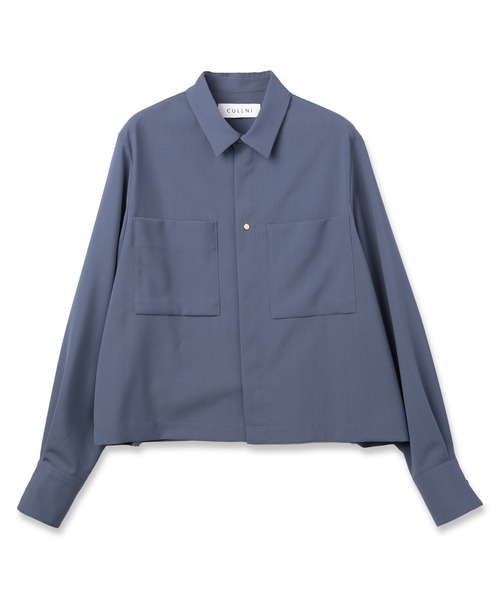 CULLNI クルニ 長袖シャツ ブルー CULLNI（クルニ） 長袖シャツ 2 ブルー メンズ : ZOZOTOWN Yahoo!店