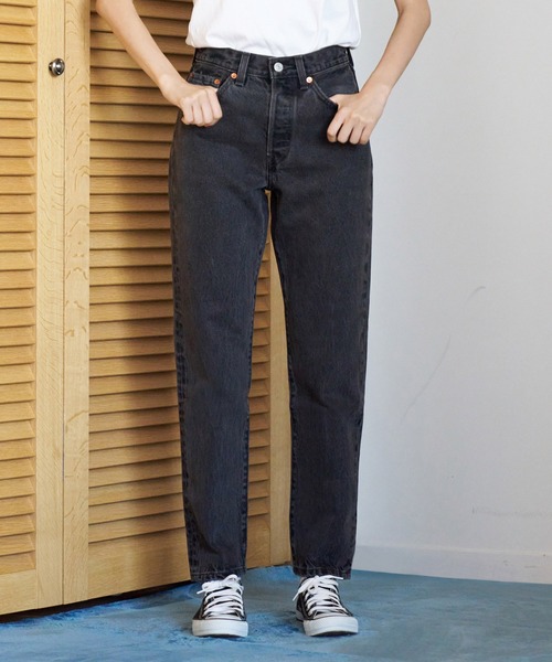 「501」 デニムパンツ 27 ブラック レディース_画像7