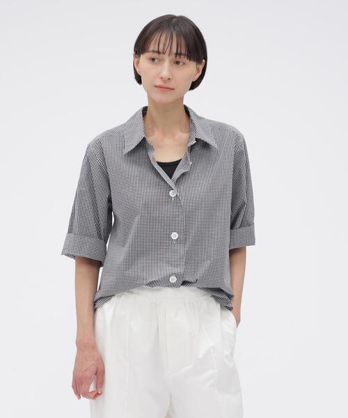 MARGARET HOWELL（マーガレットハウエル） ブラウス シャツ COTTON