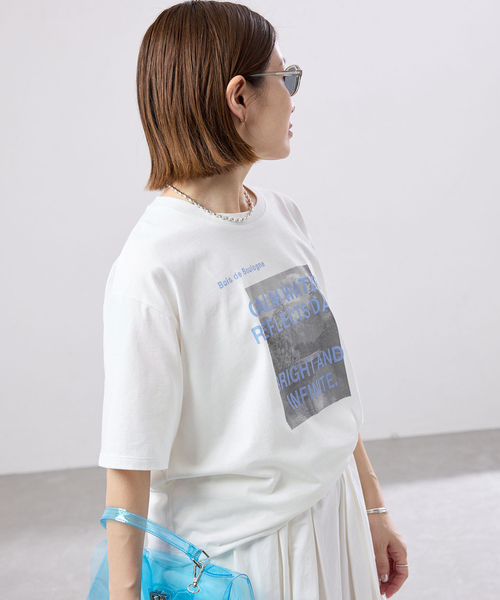 IENA（イエナ） tシャツ 半袖 「WEB限定/追加」コットンフォトプリント