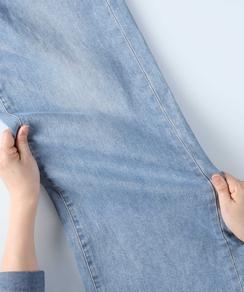 「SOMETHING」 デニムパンツ S ライトインディゴブルー レディース_画像5