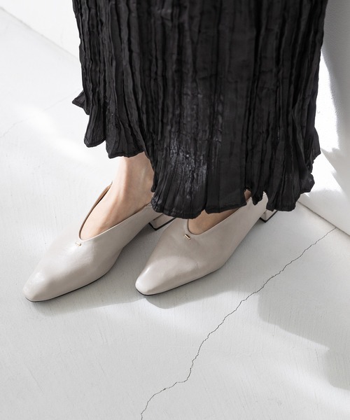「welleg」 フラットパンプス 24.0cm ブラック レディース_画像6