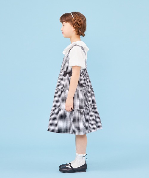 「CHOPIN」 ノースリーブワンピース 140cm ブラック レディース_画像6