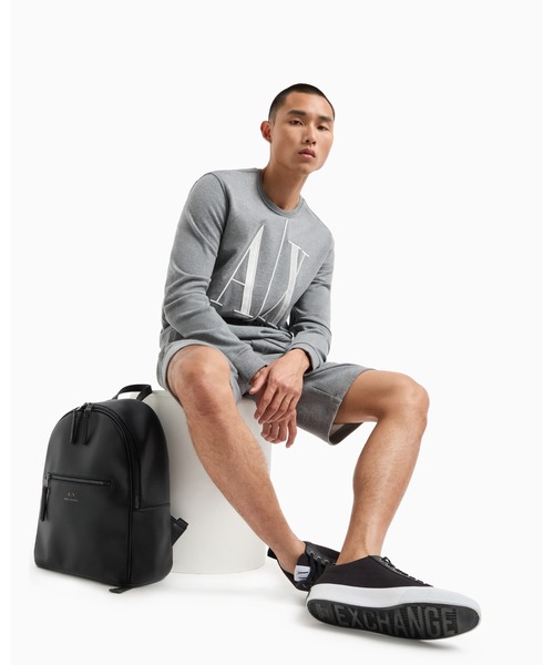 Armani Exchange グレー トレーナー ARMANI EXCHANGE トレーナー スウェット 「A|X アルマーニ