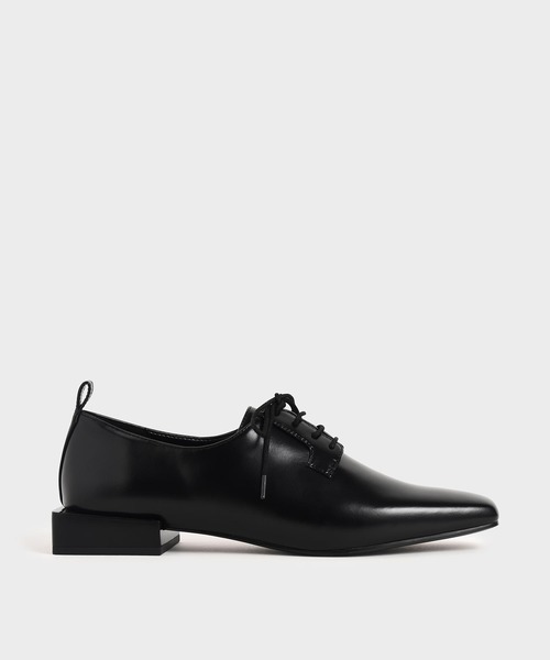 CHARLES & KEITHフォーマルシューズ スクエアトゥ ダービーシューズ CHARLES ＆ KEITH フォーマルシューズ スクエアトゥ ダービー