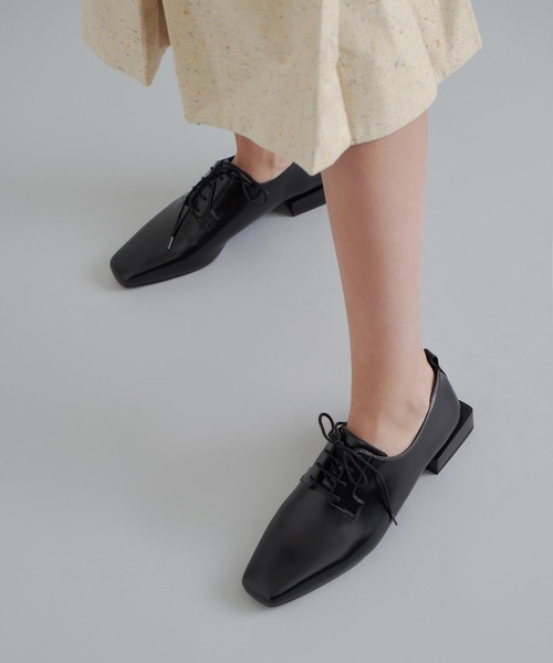 CHARLES & KEITHフォーマルシューズ スクエアトゥ ダービーシューズ CHARLES ＆ KEITH フォーマルシューズ スクエアトゥ ダービー