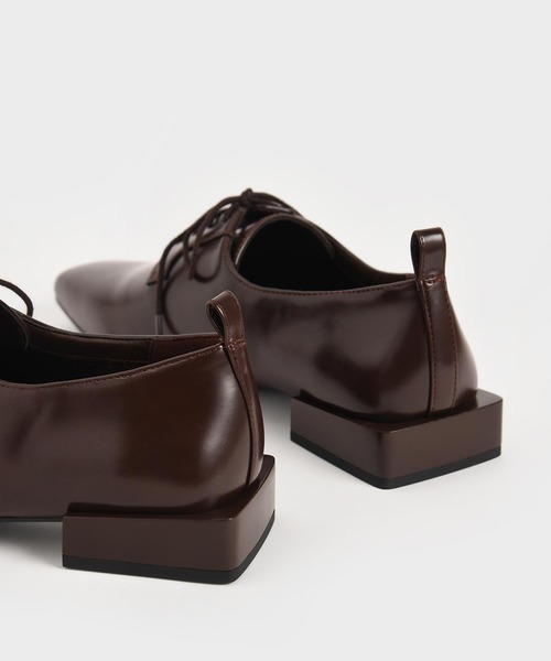 CHARLES & KEITHフォーマルシューズ スクエアトゥ ダービーシューズ CHARLES ＆ KEITH フォーマルシューズ スクエアトゥ ダービー