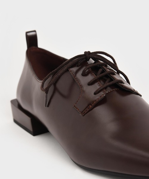 CHARLES & KEITHフォーマルシューズ スクエアトゥ ダービーシューズ CHARLES ＆ KEITH フォーマルシューズ スクエアトゥ ダービー
