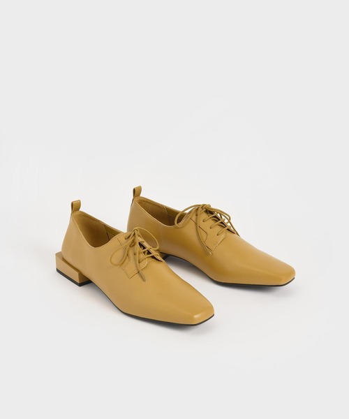 CHARLES & KEITHフォーマルシューズ スクエアトゥ ダービーシューズ CHARLES ＆ KEITH フォーマルシューズ スクエアトゥ ダービー