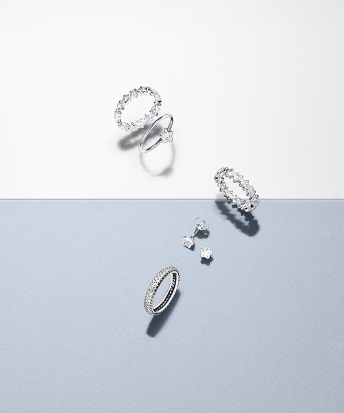 PANDORA ピアス スパークリング スター スタッド レディース