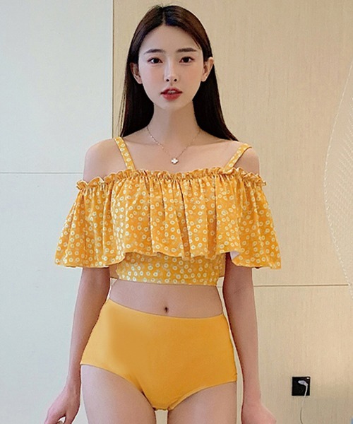 TeddyShop 水着 レディース水着 モノトーンオフショルバック