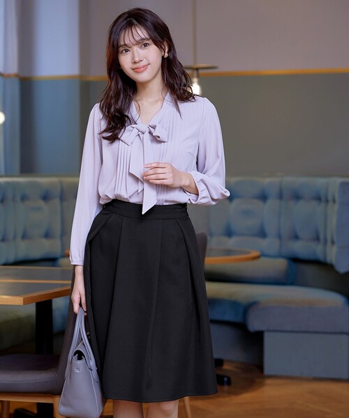 Tiaclasse スカート 大人上品なフレアタックスカート : ZOZOTOWN Yahoo