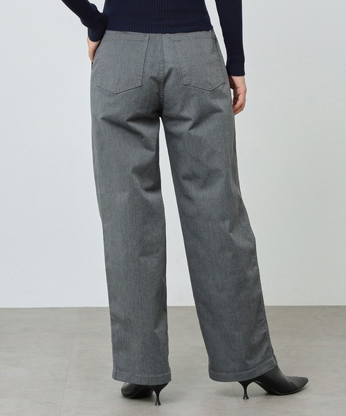 SOMETHING（サムシング） チノパン ストレッチ タックチノトラウザー