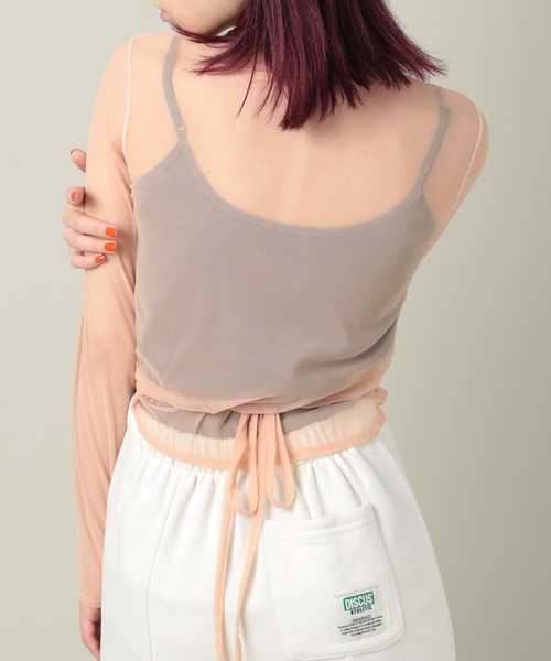 ブラウス シャツ 「simone wild」NET WRAP BLOUSE レディース ブラウス シャツ 「simone wild」NET WRAP BLOUSE レディース
