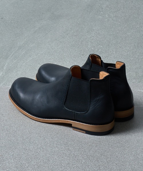 ブーツ 「PADRONE」別注 SIDE GORE BOOTS PX7358-1218-15A サイドゴアブーツ  チェルシーブーツの画像