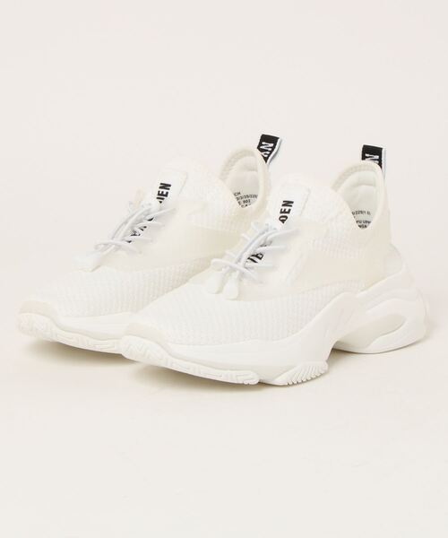 華やか★SteveMadden★METER 厚底ニットスニーカー クリスタル付 STEVE MADDEN スニーカー デザインソールニットスニーカー/STEVE