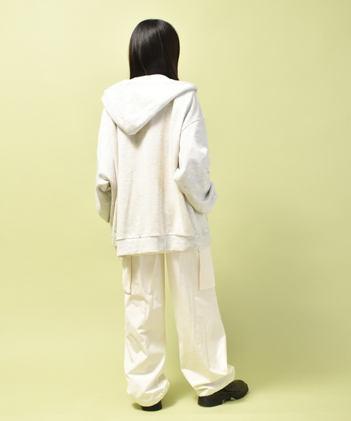 Starting Over パーカー オーバーサイズ スウェット フルジップ