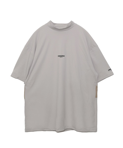 tシャツ Tシャツ メンズ BIG LOGO MOCK NECK PULLOVER SS｜zozo｜04