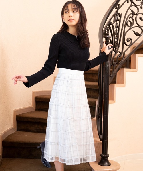 MAD GIRL タータンチェックアシンメトリースカート　M MAD GIRL タータンチェックアシンメトリースカート M