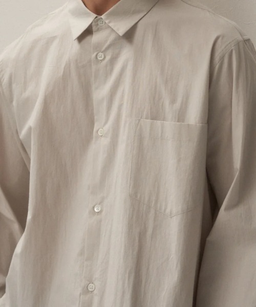 ATON（エイトン） シャツ SUVIN BROAD | STANDARD SHIRT メンズ