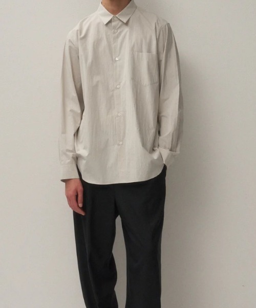 ATON（エイトン） シャツ SUVIN BROAD | STANDARD SHIRT メンズ