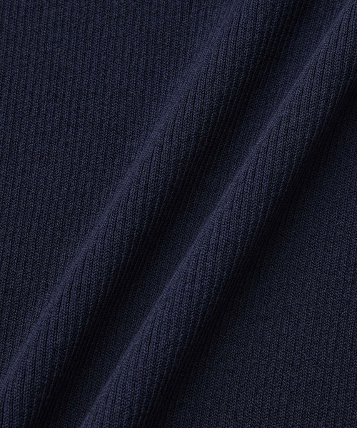 ROPE' tシャツ 「洗える」シルクプロテイン5分袖ニット