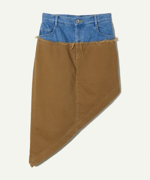 leinwande（ラインヴァンド） スカート Asymmetry Cotton Skirt