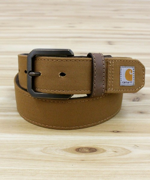 ★Carhartt★キャンバスダックベルト Carhartt Men's Casual Rugged Canvas Duck Belts, W/Antique