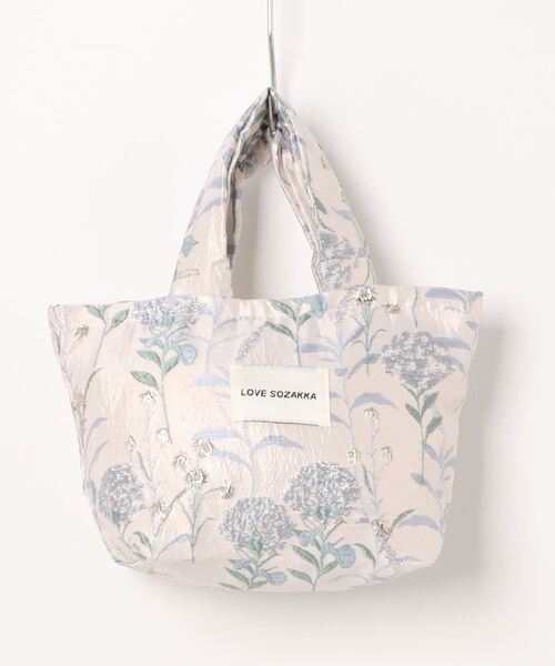 TONE SELECT GOODS トートバッグ Liaa/チャック付き 花柄 ミニトート
