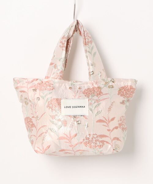 TONE SELECT GOODS トートバッグ Liaa/チャック付き 花柄 ミニトート
