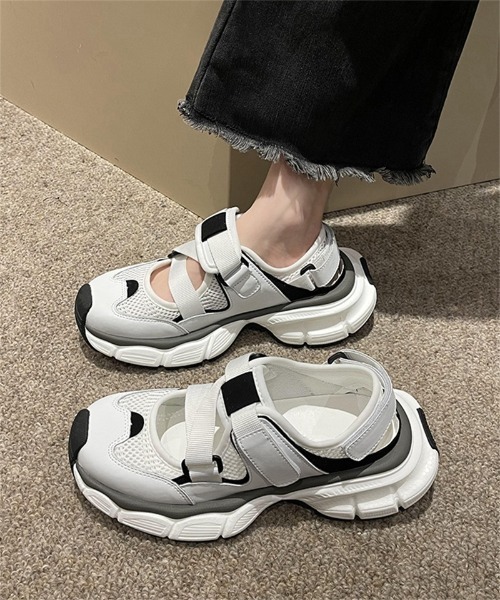【新品未使用】定価24,200円 アルベロベロ オレボレブラ☆サンダルスニーカー サンダル 厚底 ベルト スニーカーサンダル レディース