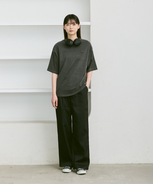 flaner チノパン Loose tuck chino pants / ルーズタックチノパン