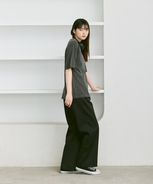 flaner チノパン Loose tuck chino pants / ルーズタックチノパン