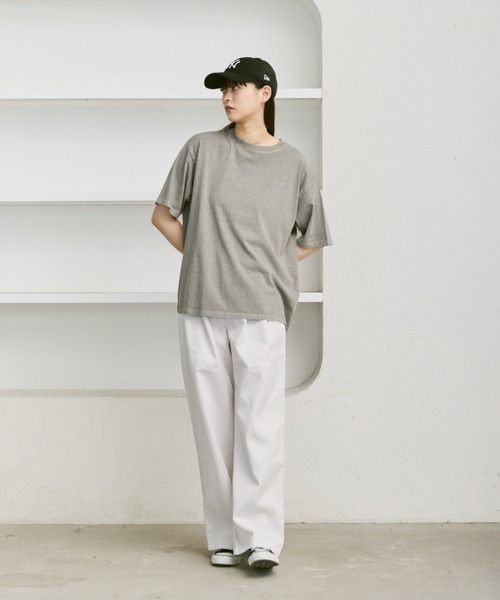 flaner チノパン Loose tuck chino pants / ルーズタックチノパン