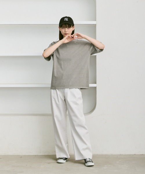 flaner チノパン Loose tuck chino pants / ルーズタックチノパン