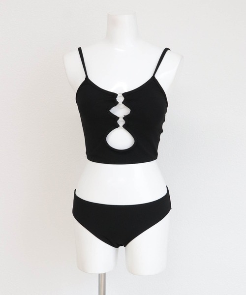EVRIS ビキニ ビスチェ EVRIS（エヴリス）の「Frill Flower リバーシブル Swimwear（水着