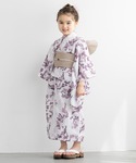 浴衣 floroキッズ浴衣2点セット (浴衣+...の詳細画像2
